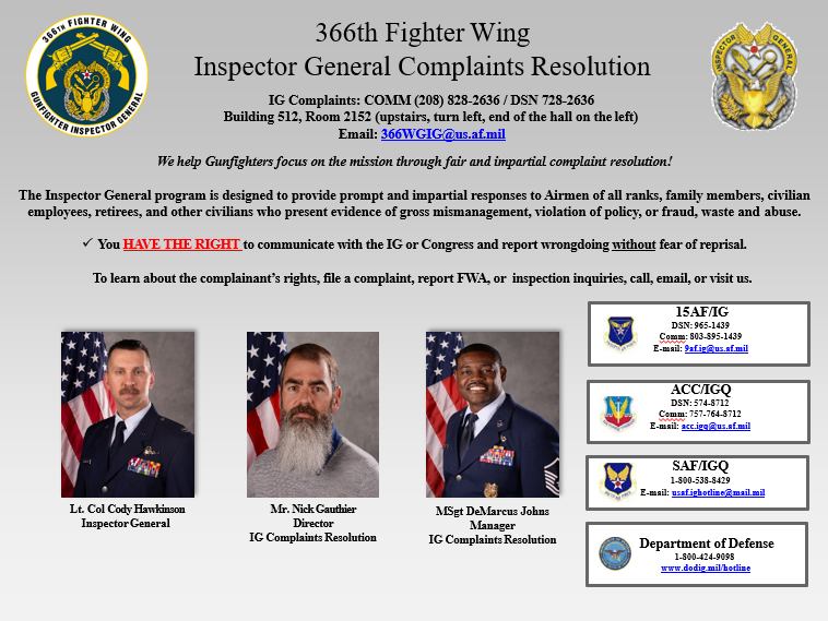 Inspector General (IG)